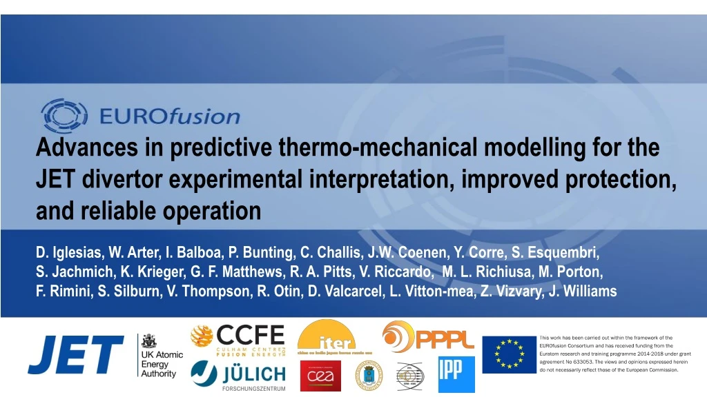 advances in predictive thermo mechanical