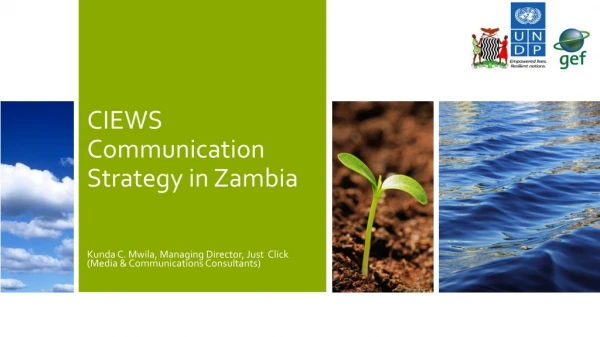 CIEWS Communication Strategy in Zambia