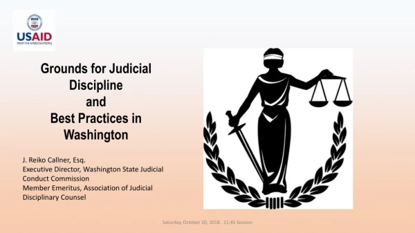 Grounds for Judicial Discipline and Best Practices in Washington