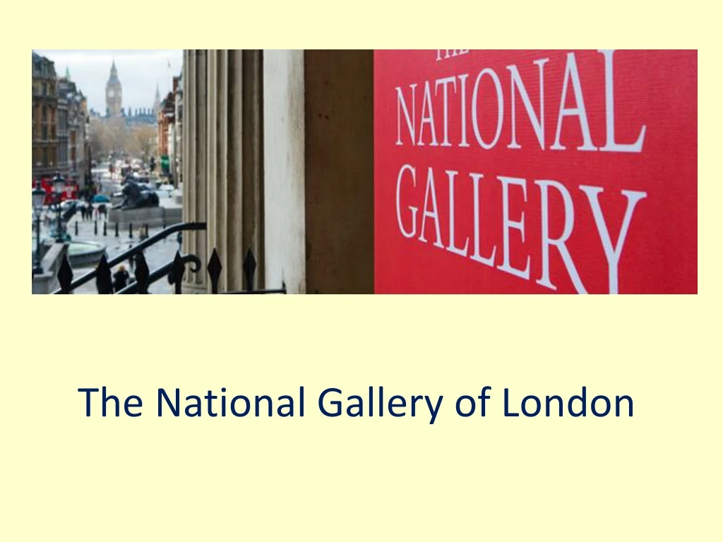 the national gallery of london