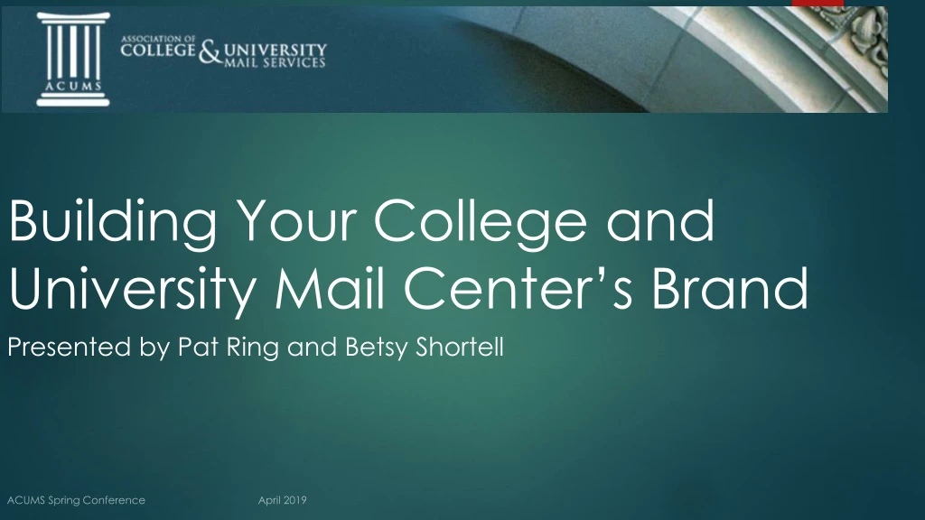 building your college and university mail center