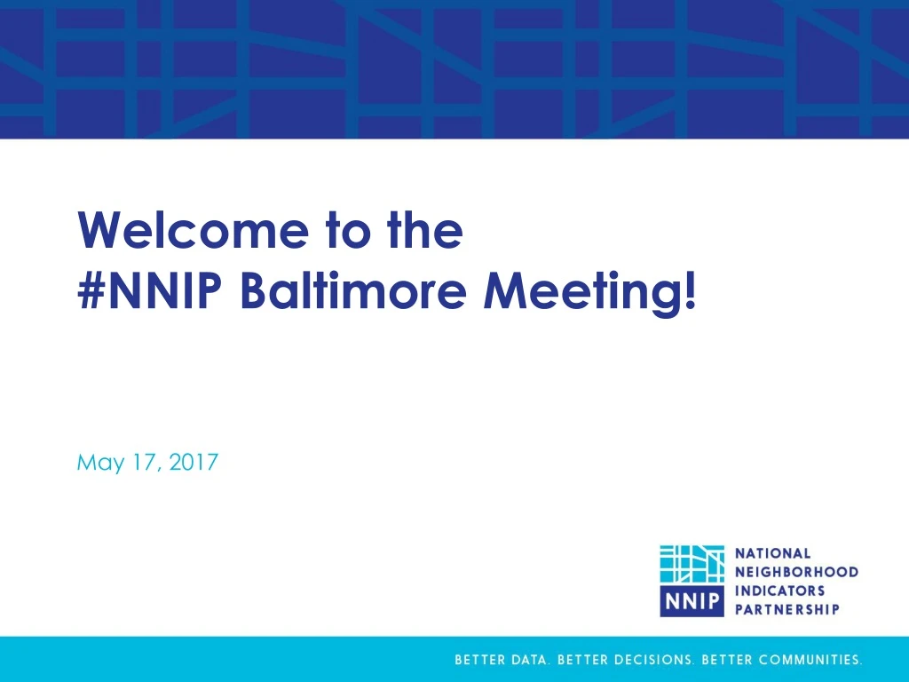 welcome to the nnip baltimore meeting