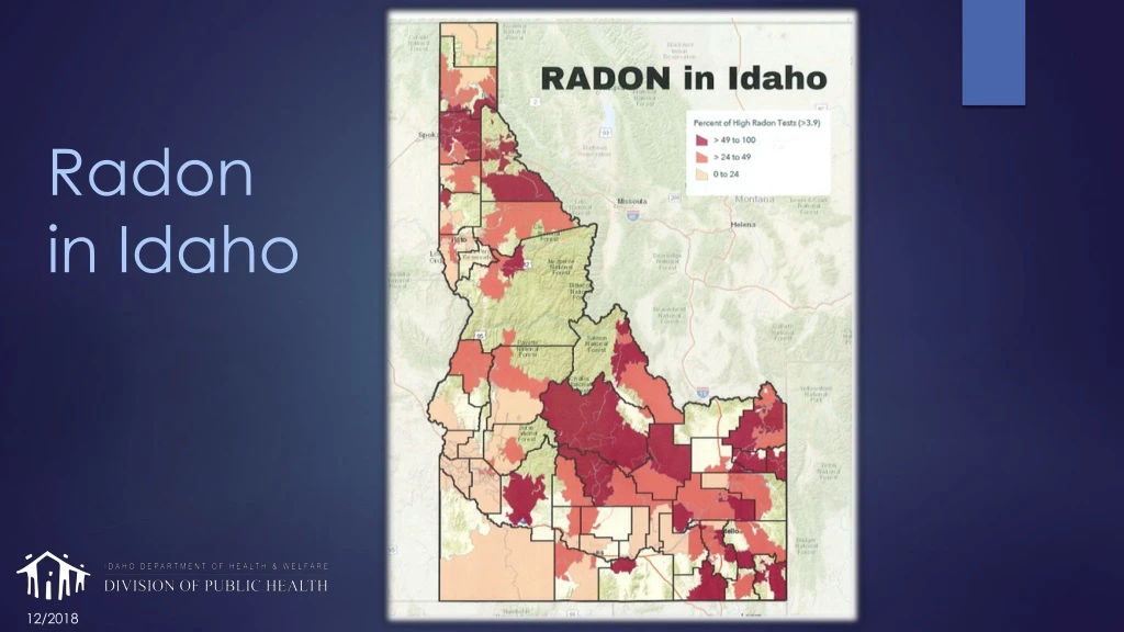 radon in idaho