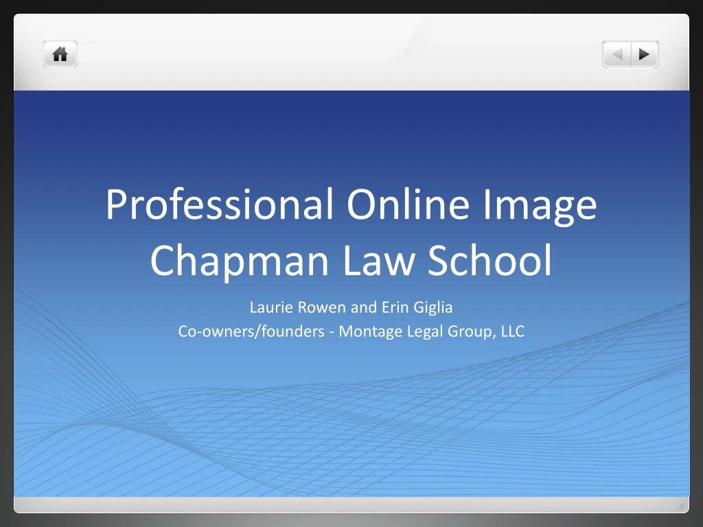 professional online image chapman law school