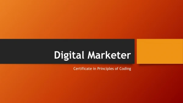 Digital Marketer