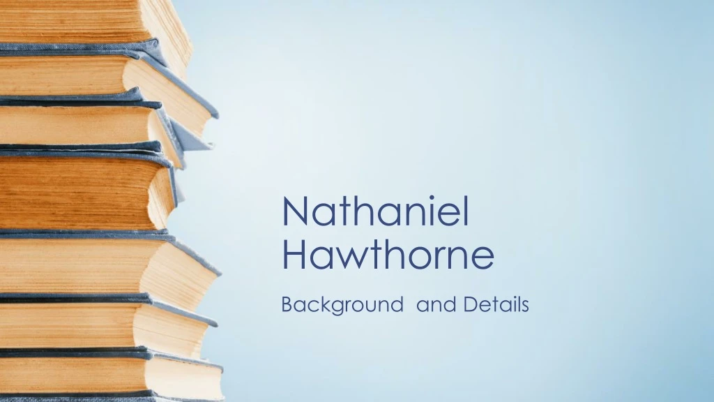 nathaniel hawthorne