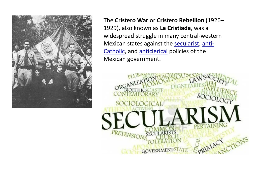 the cristero war or cristero rebellion 1926 1929