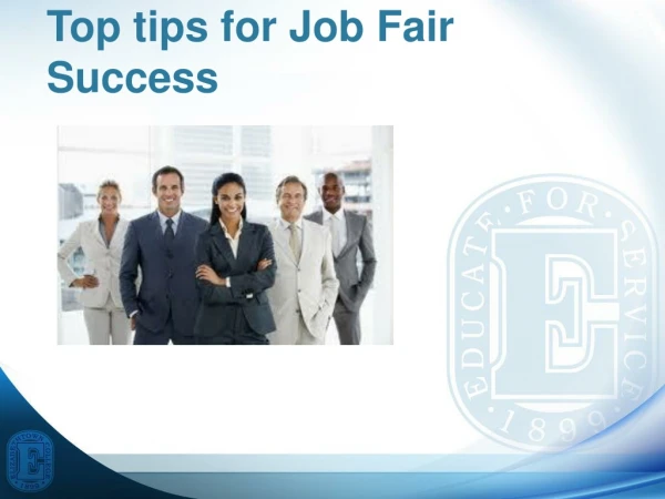 Top tips for Job Fair Success