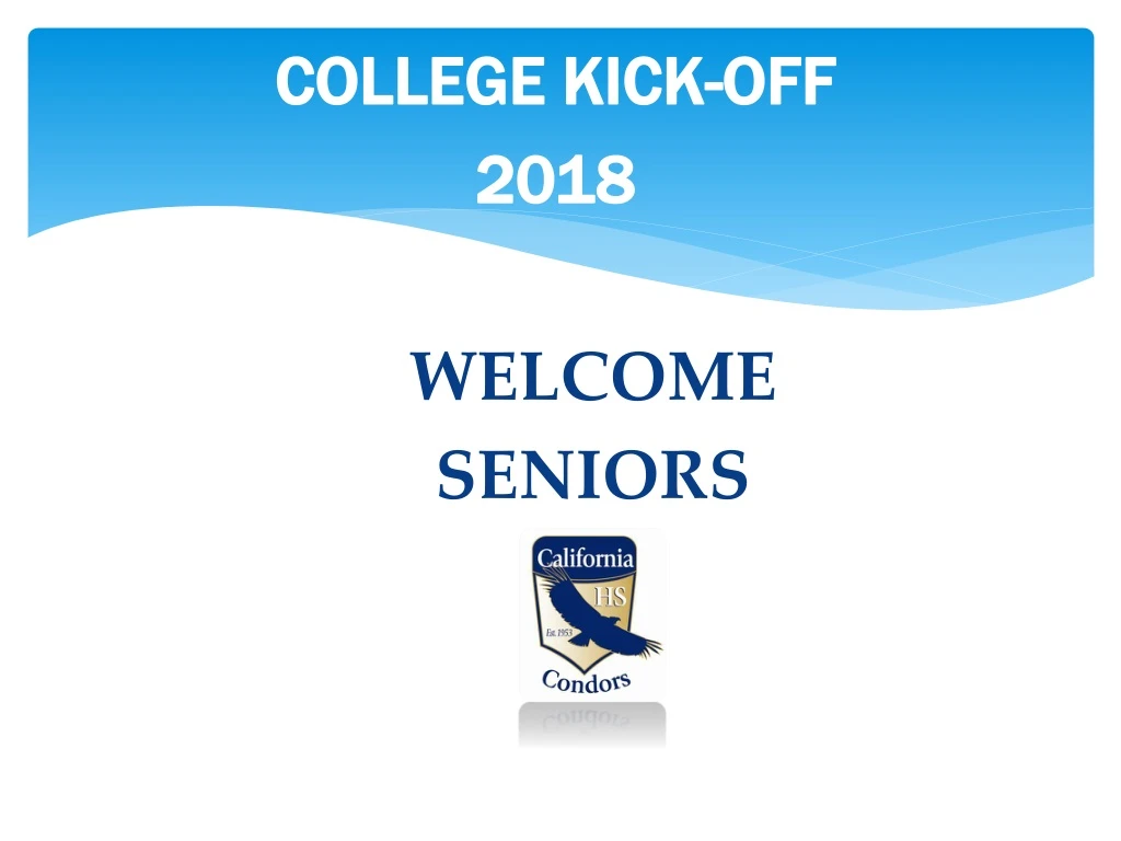 college kick off 2018