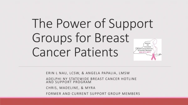 The Power of Support Groups for Breast Cancer Patients