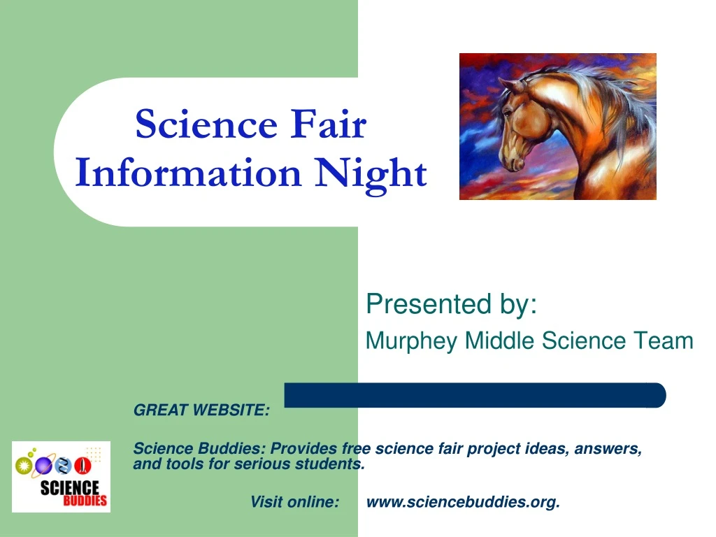 science fair information night