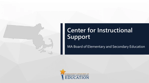 Center for Instructional Support