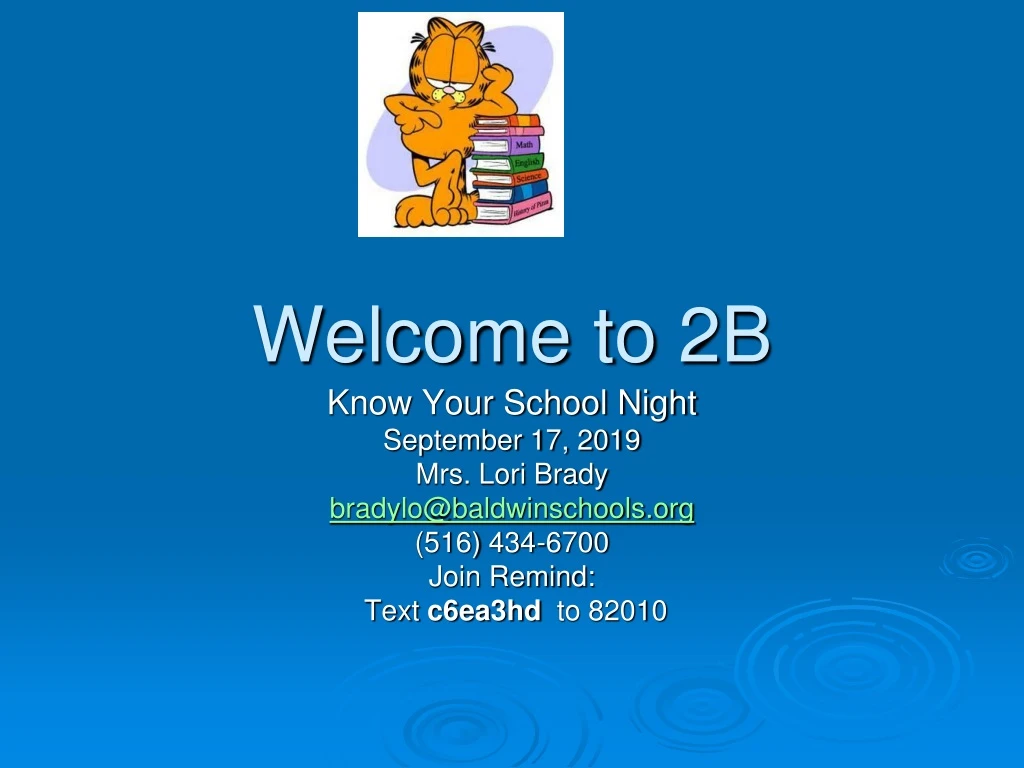 welcome to 2b