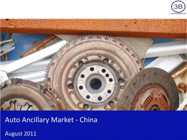 Auto Ancillary Market in China 2011
