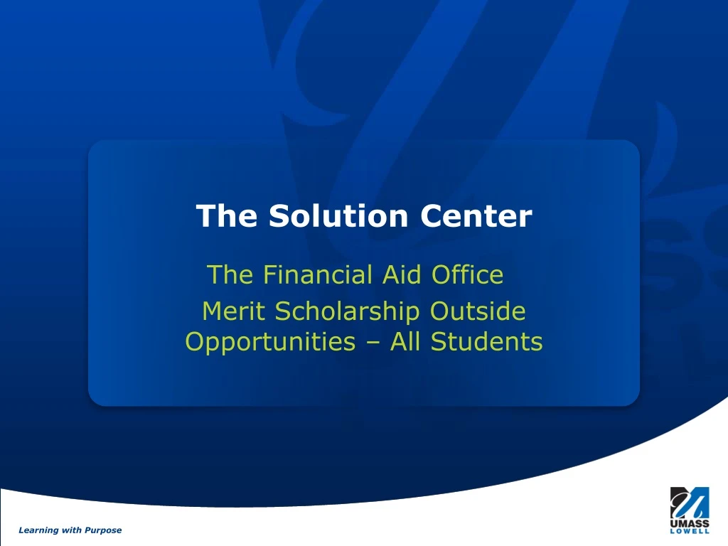 the solution center