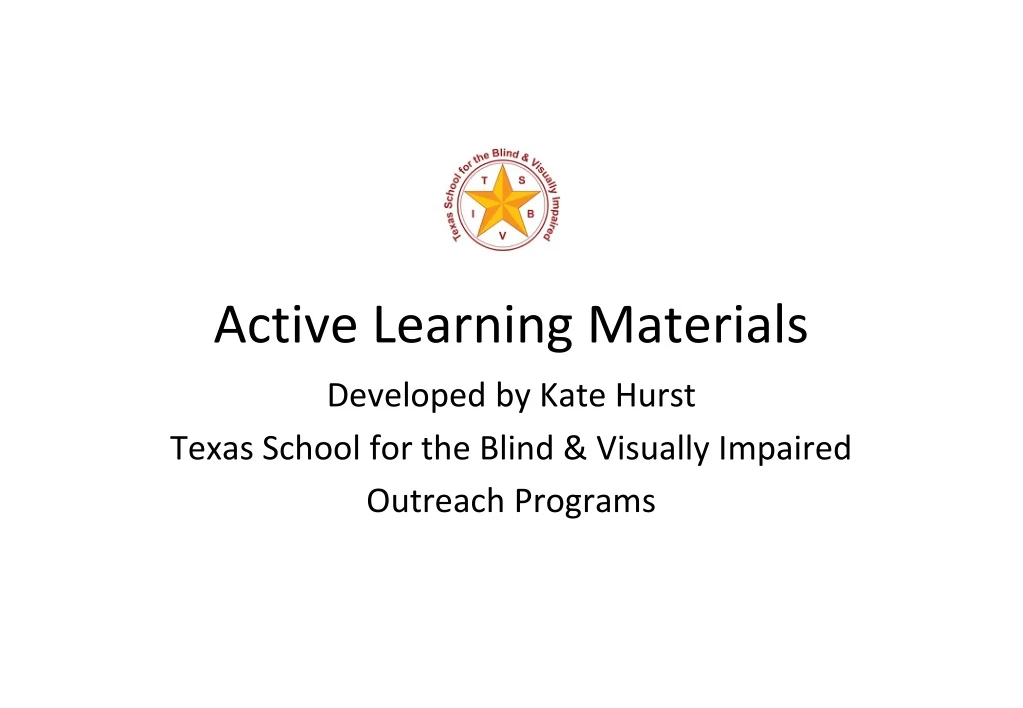 active learning materials
