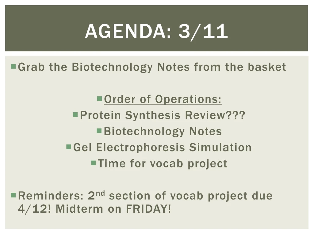 agenda 3 11