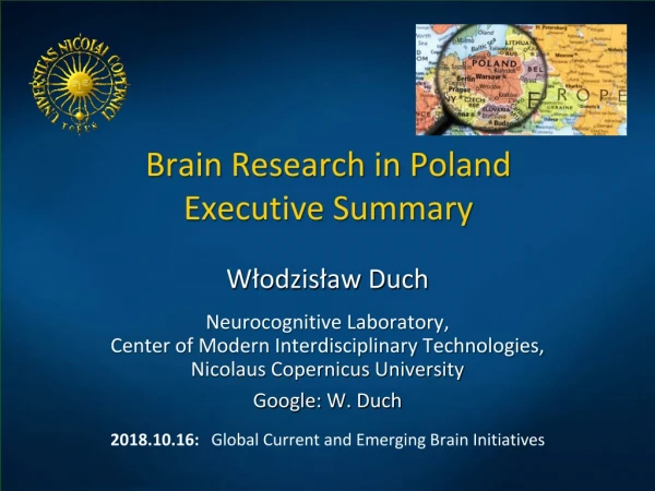 Brain Research in Poland Executive Summary