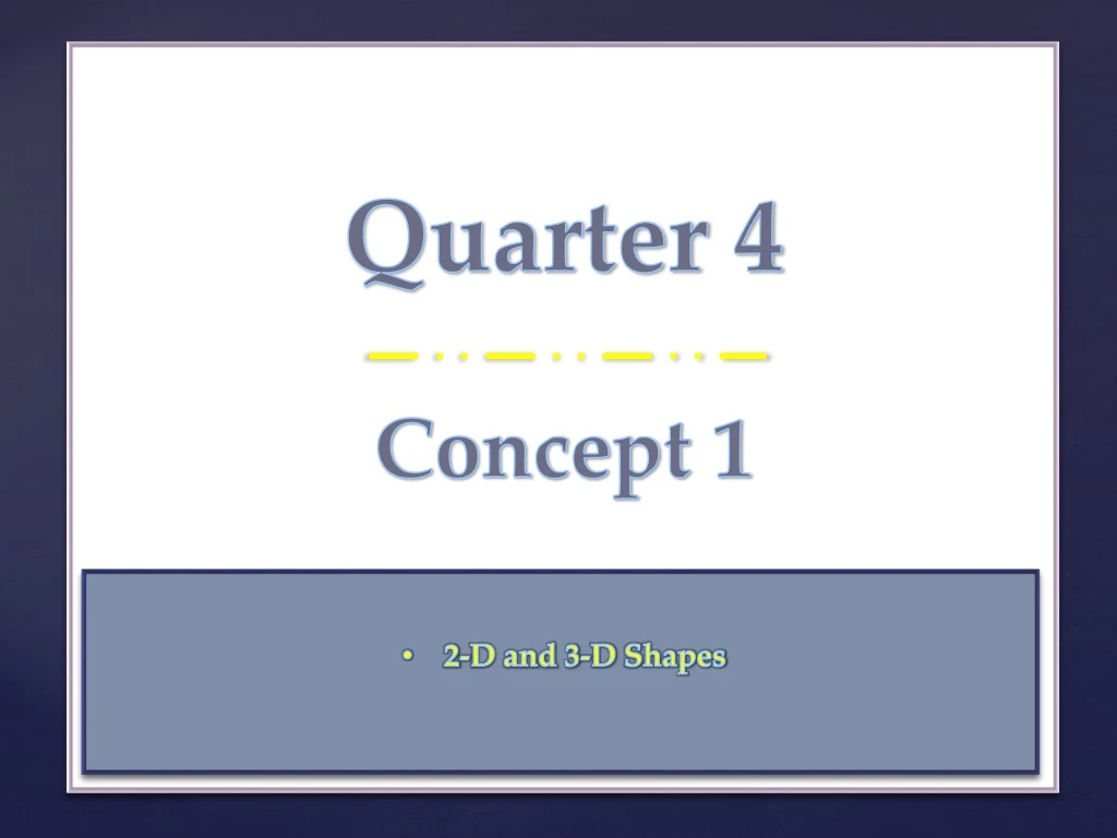quarter 4 concept 1 2 d and 3 d s hapes