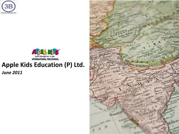 Apple Kids Education Pvt. Ltd. - Company Profile