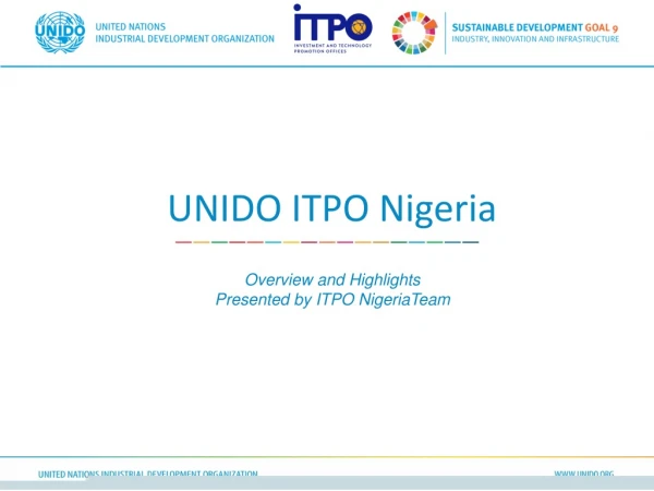 UNIDO ITPO Nigeria