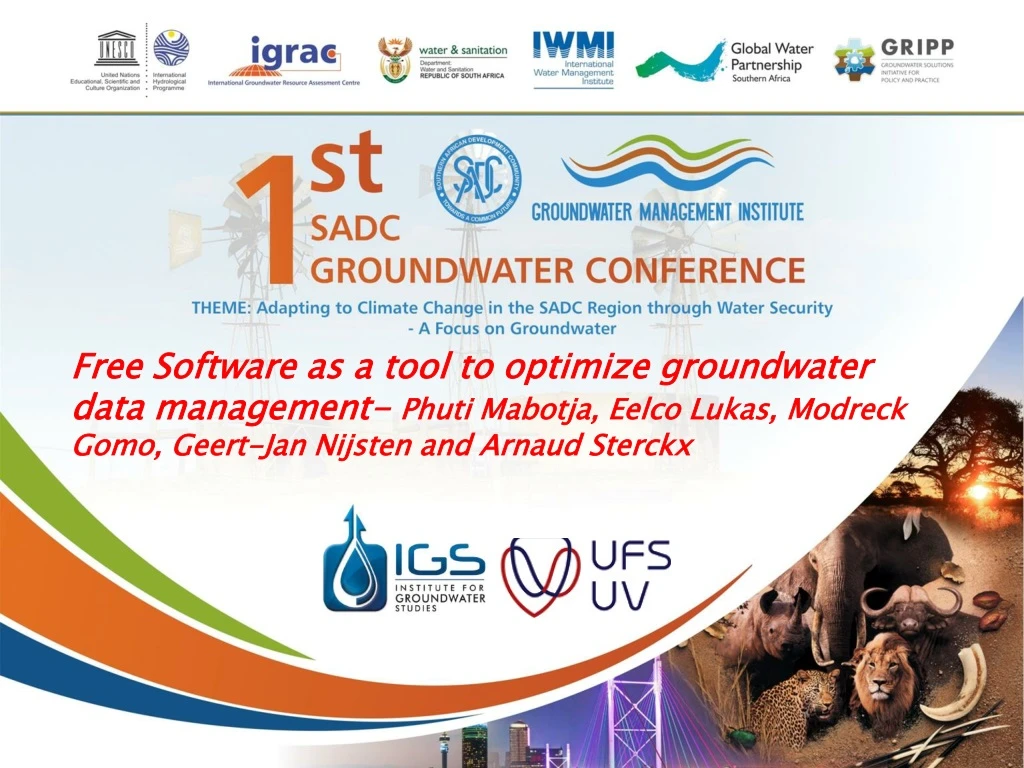 free software as a tool to optimize groundwater