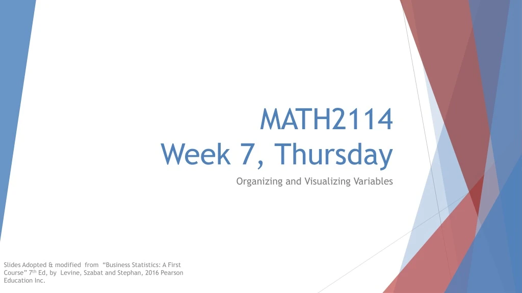 math2114 week 7 thursday