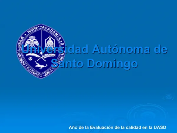 Universidad Aut noma de Santo Domingo