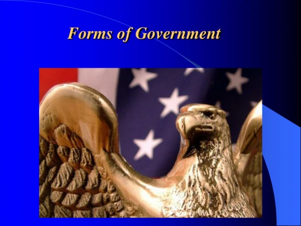 Forms of Government