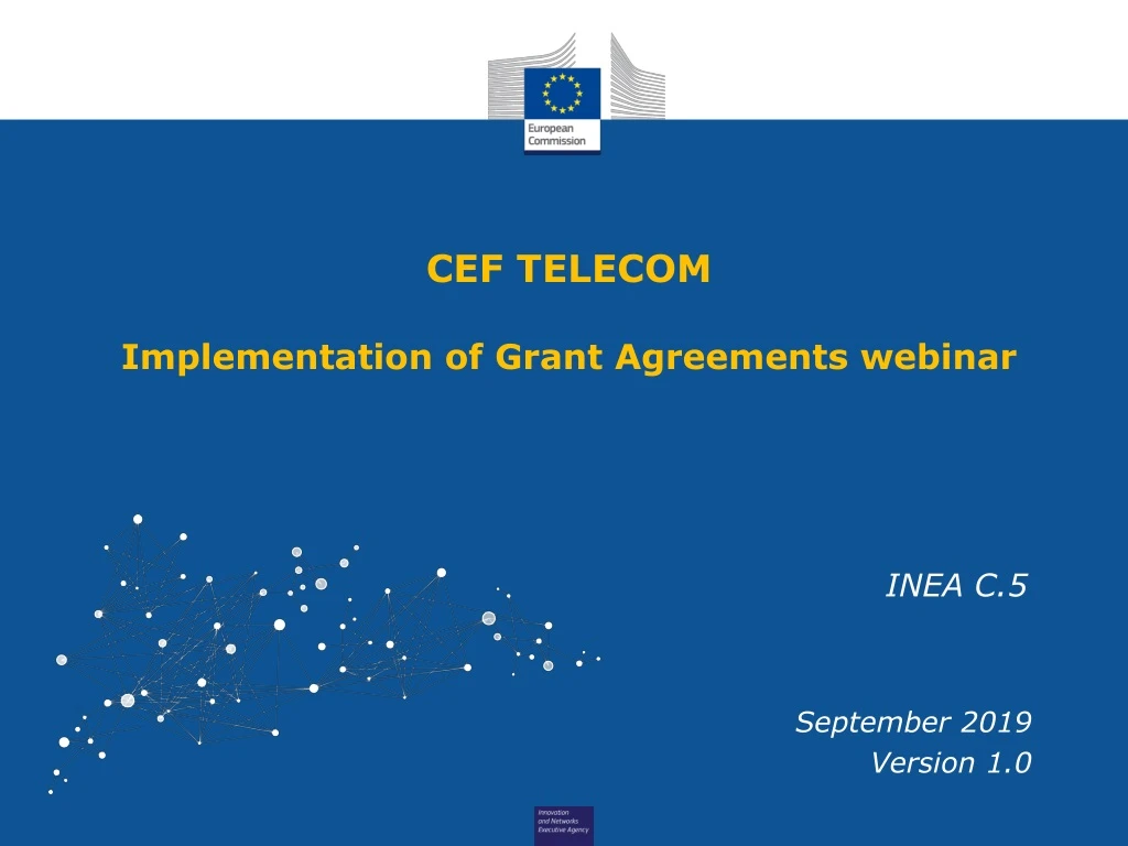 cef telecom implementation of grant agreements webinar