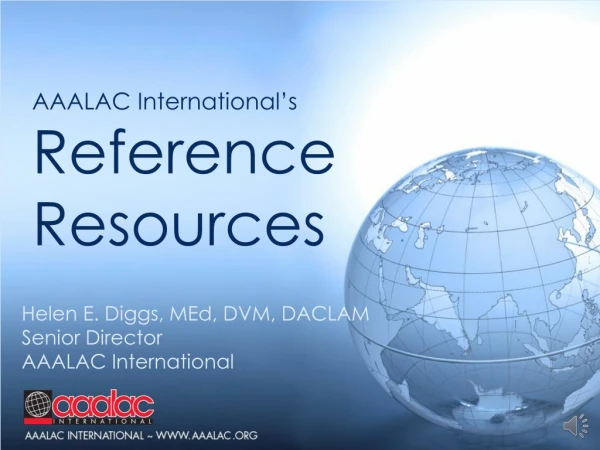AAALAC International’s Reference Resources