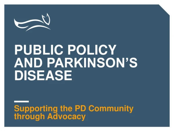 Public policy And Parkinson’s disease