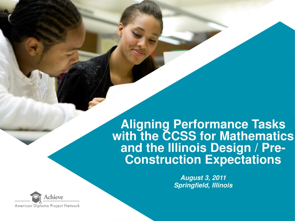 aligning performance tasks with the ccss