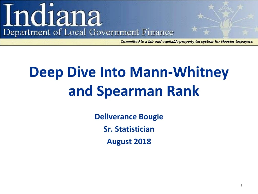 deep dive into mann whitney and spearman rank