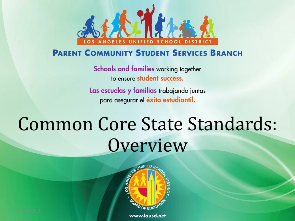 common core state standards overview