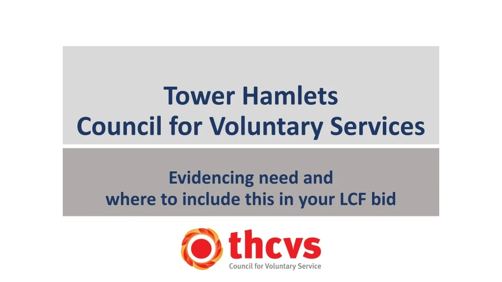 tower hamlets council for voluntary services