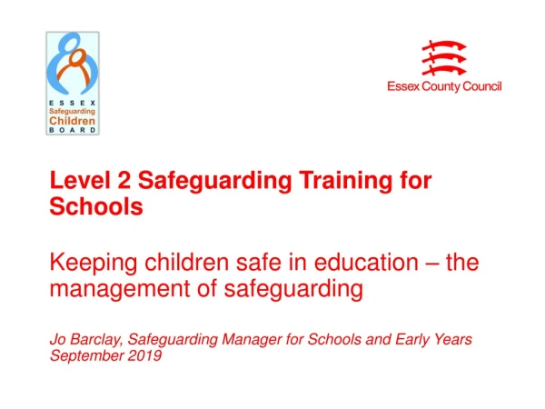 Level 2 Safeguarding Training for Schools