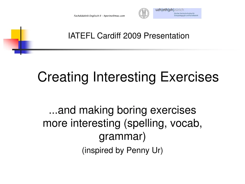 and making boring exercises more interesting spelling vocab grammar inspired by penny ur