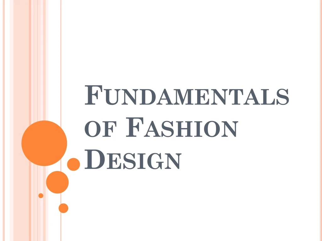 fundamentals of fashion design