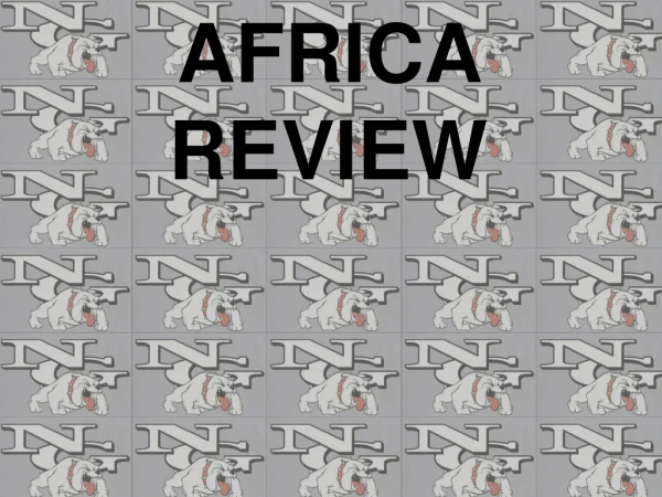 AFRICA REVIEW