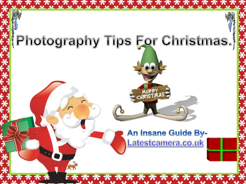 photography tips for christmas