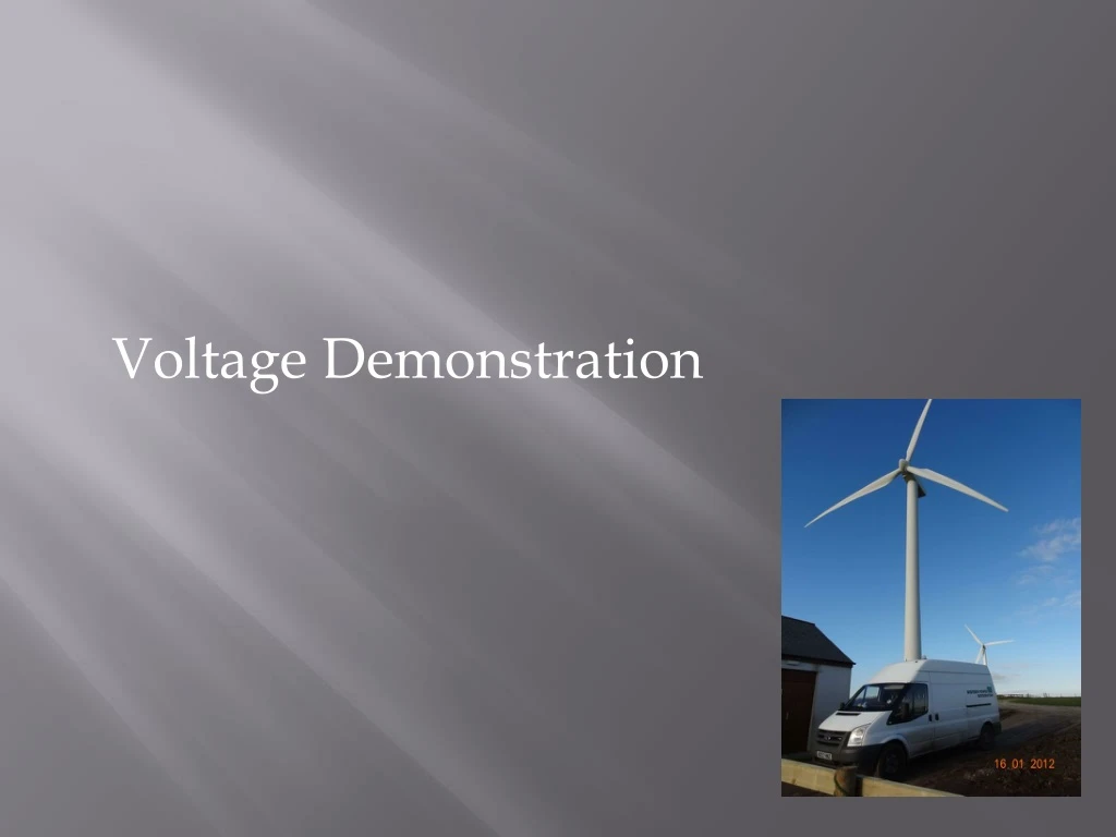 voltage demonstration