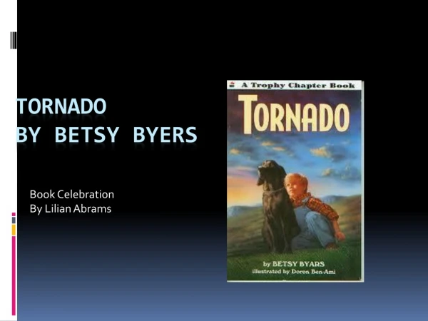 Tornado By Betsy Byers