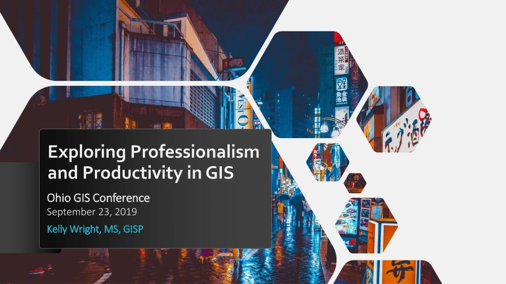 exploring professionalism and productivity in gis