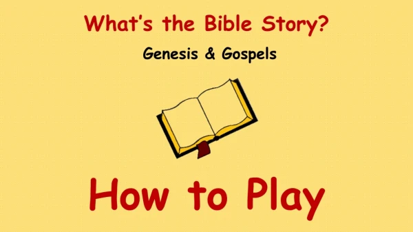 What’s the Bible Story?