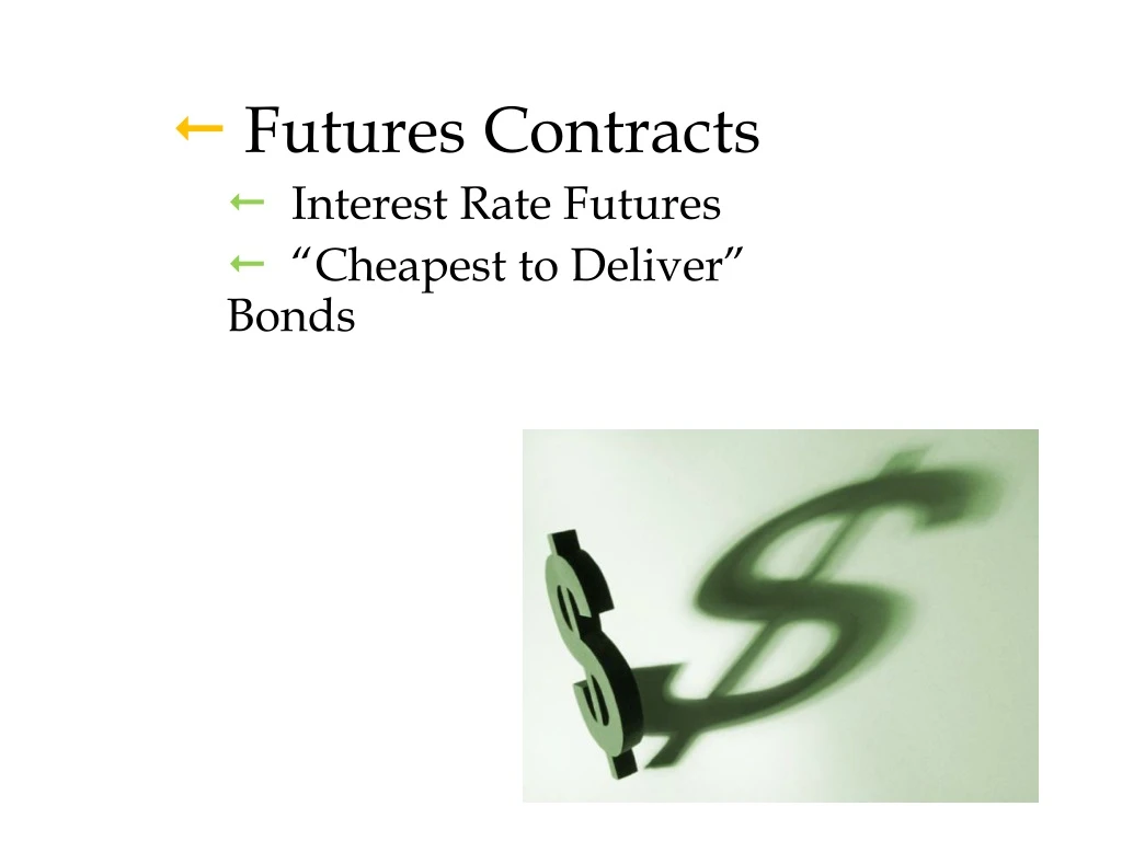 futures contracts interest rate futures cheapest