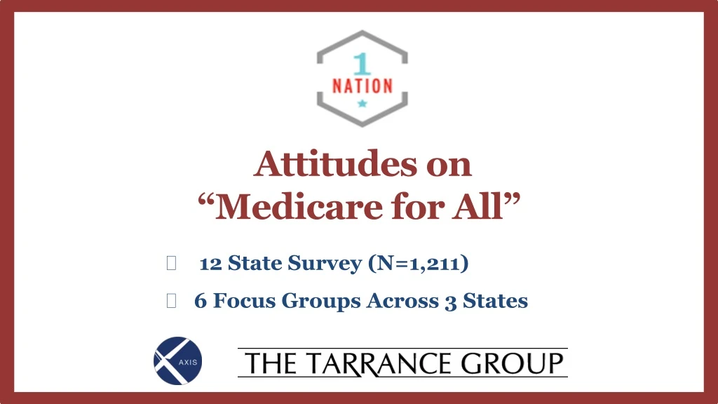 attitudes on medicare for all