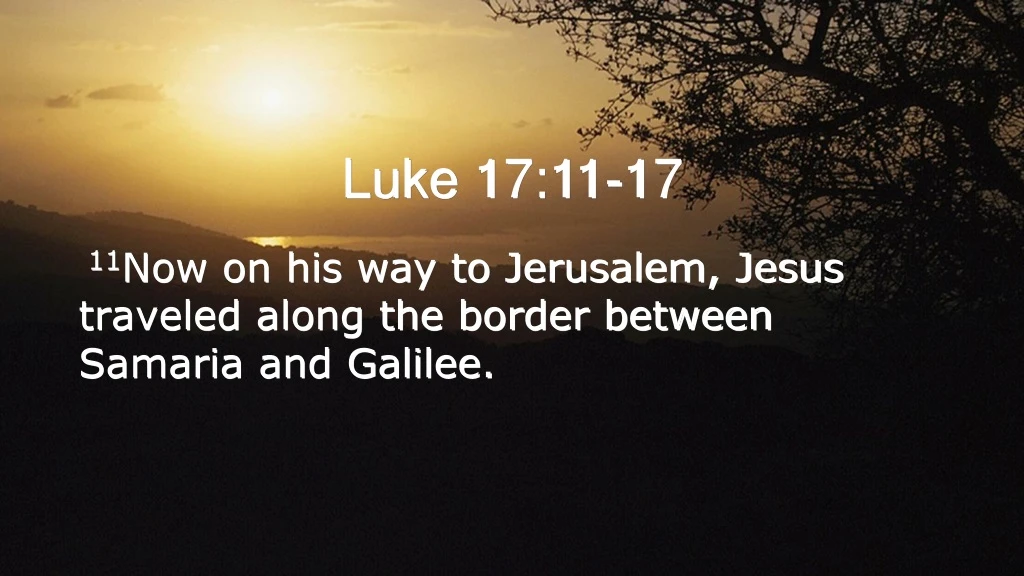 luke 17 11 17