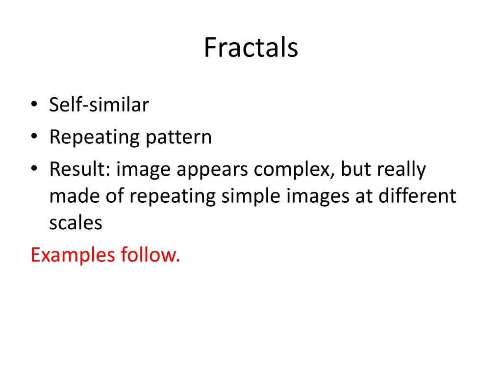 fractals