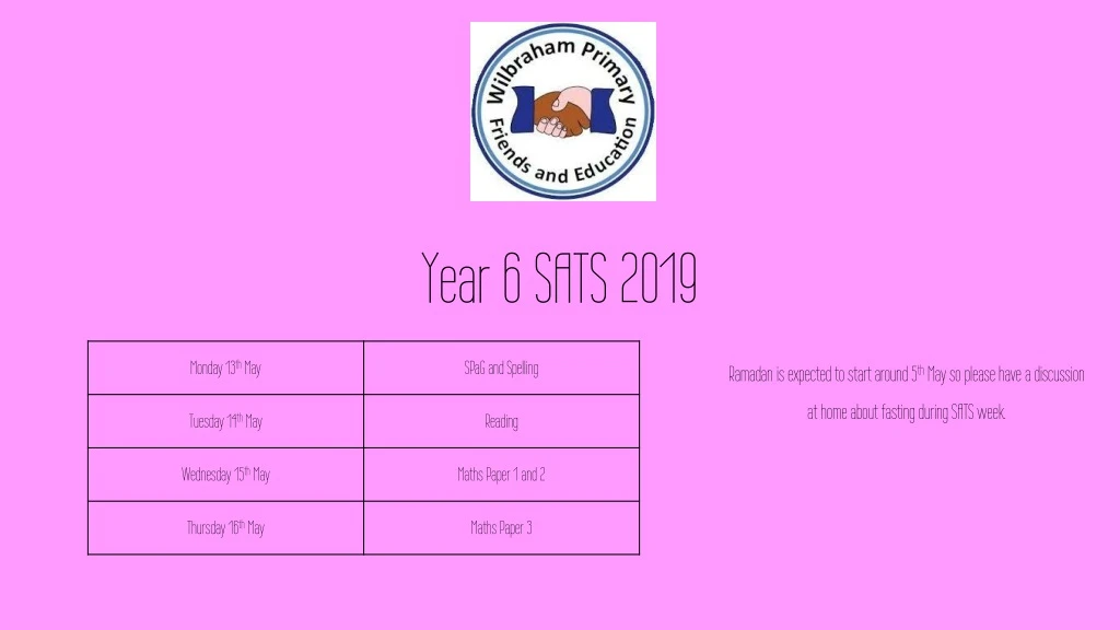 year 6 sats 2019